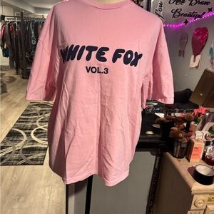 White Fox Vol.3 Pink Graphic Tee